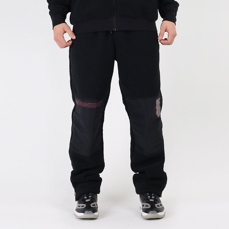 мужские черные брюки Jordan 23 Engineered Zipped Fleece Trousers CV1098-010 - цена, описание, фото 3